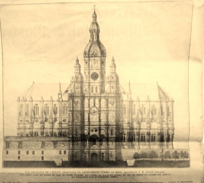 Fichier:667px-MA-Saint-Etienne tour abbatiale.jpg