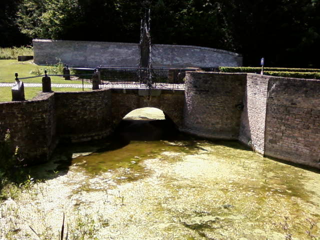 Fichier:Condé-Chateau de l'hermitage douves.jpg