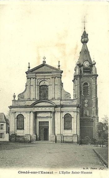Fichier:350px-Conde-escaut-Eglise Saint-Wasnon.jpg