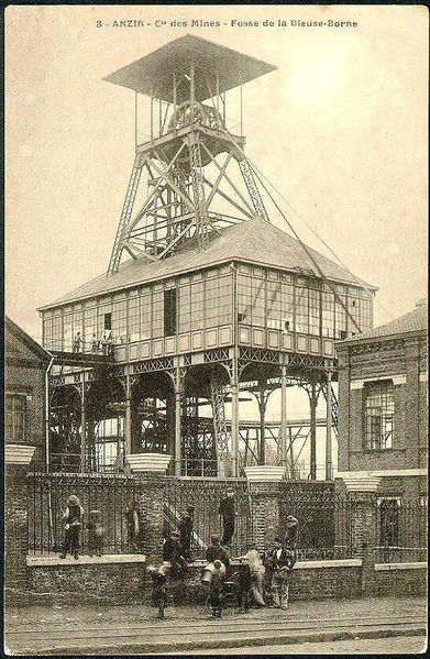 Fichier:391px-Anzin-Fosse Bleuse-Borne 1920.jpg