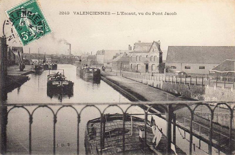 Fichier:800px-Valenciennes-CPA Escaut vu Pont Jacob.jpg