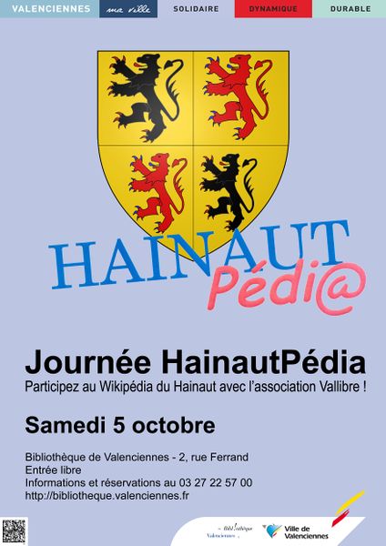 Fichier:AfficheHainautPedia.jpg