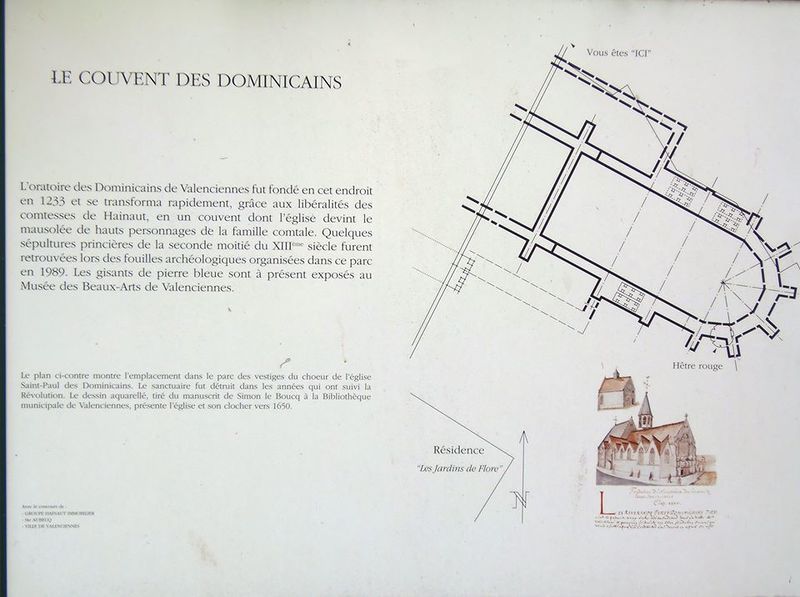 Fichier:Valenciennes-Couvent Plaque.jpg